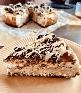 Tarta de queso con Oreo en El rincón de las tartas de queso
