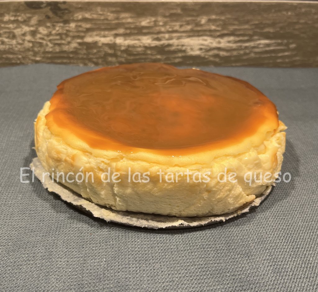 Tarta de queso con dulce de leche en El rincón de las tartas de queso