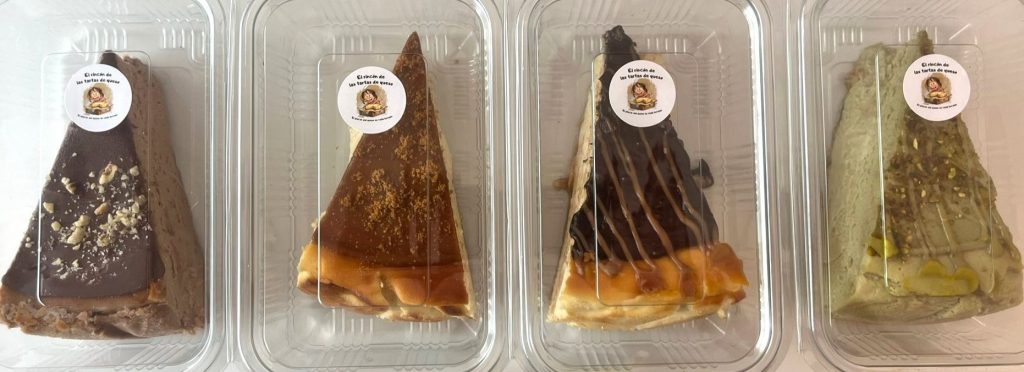 Porciones El rincón de las tartas de queso